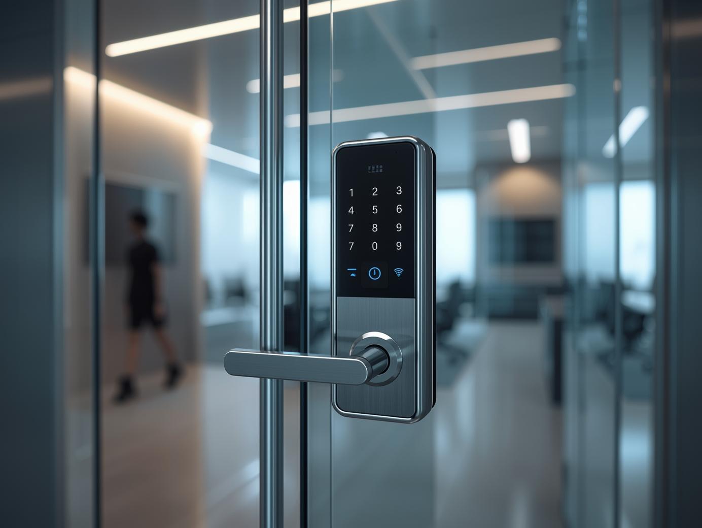 A white and blue plane is on a black background