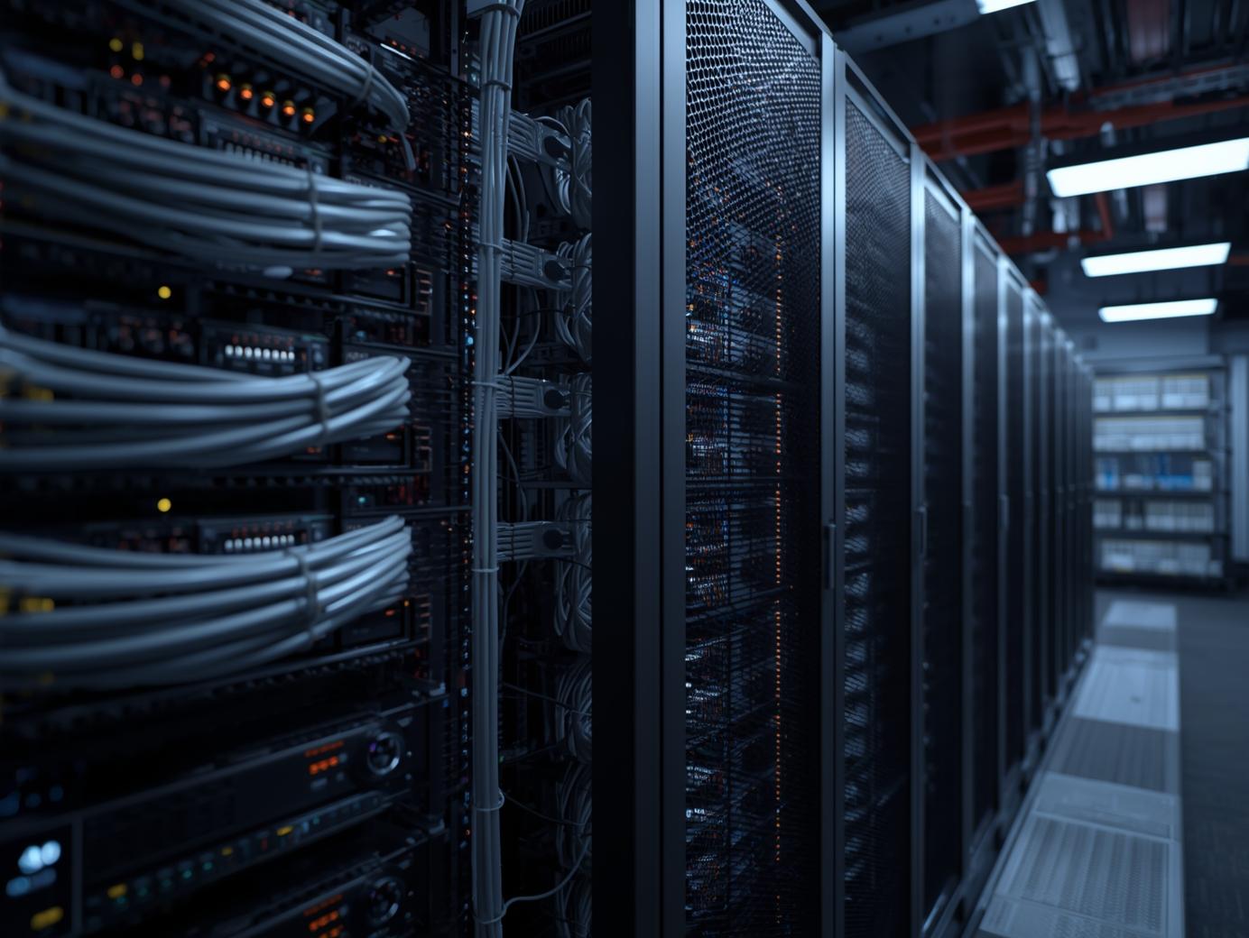 Security camera mounted on a brick wall.