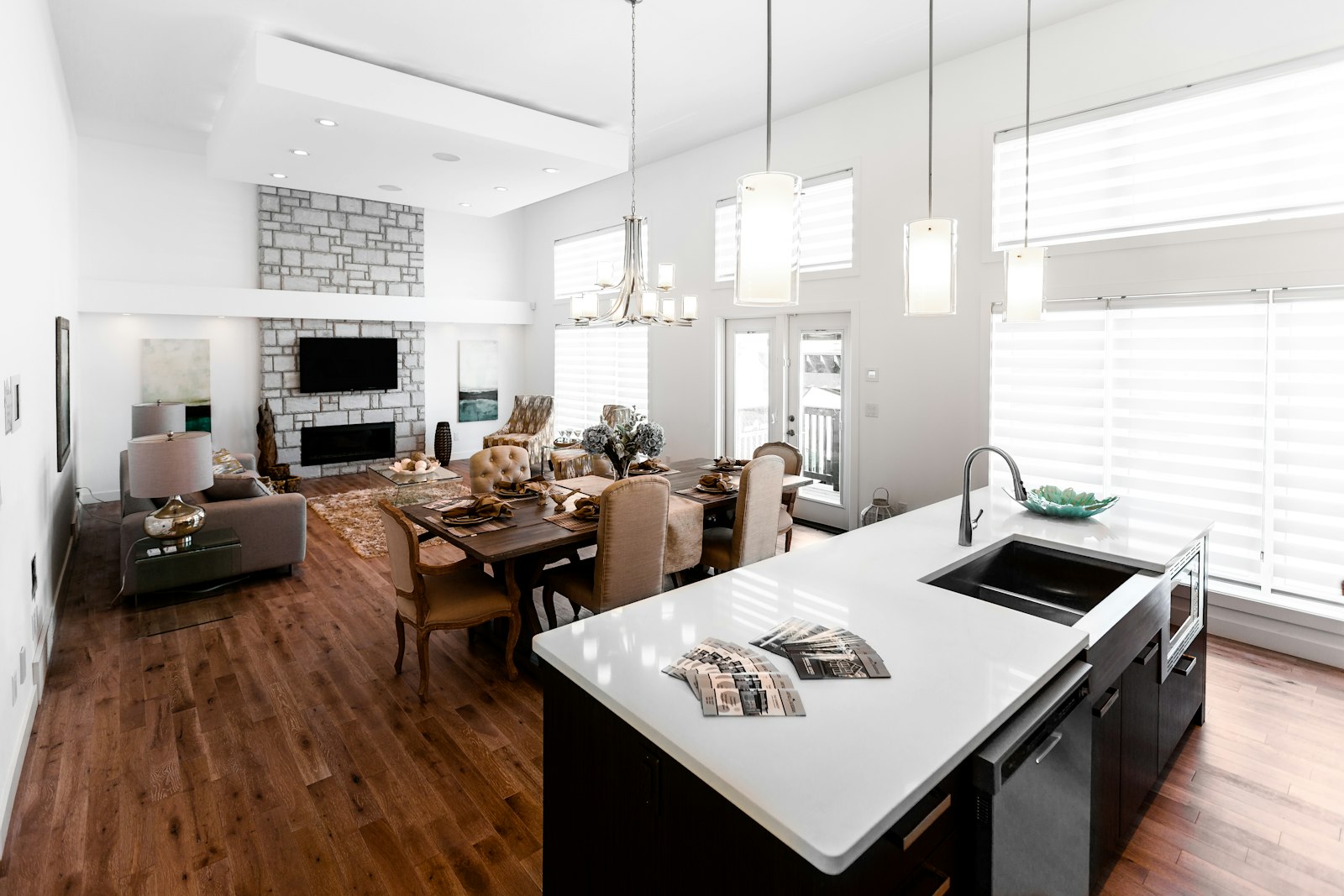 Open-Concept vs. Defined Rooms in a Southwest Michigan Custom Home