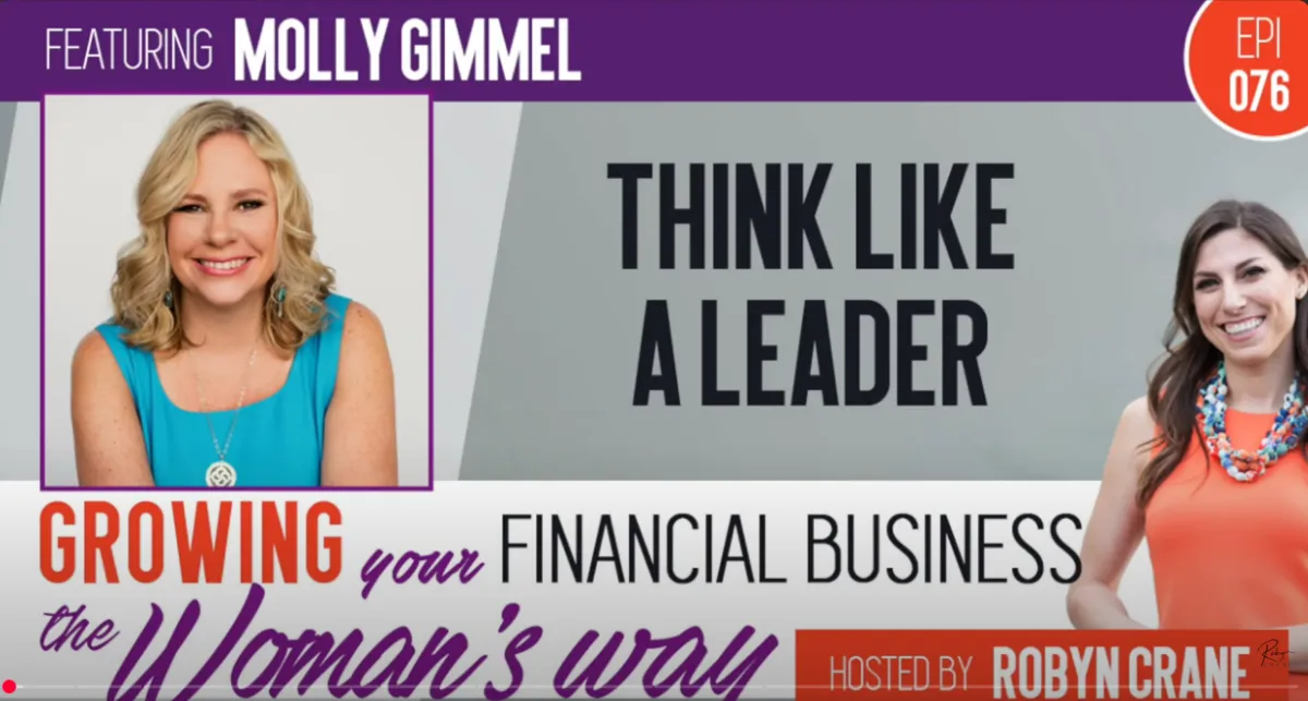 Logo for Growing Your Financial Business the Women's Way Podcast with Robyn Crane