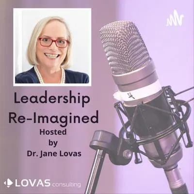 Logo for Leadership Re-Imagined Podcast