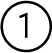 A circular icon with the number "1," symbolizing the first step—visiting the academy for an in-person tour.