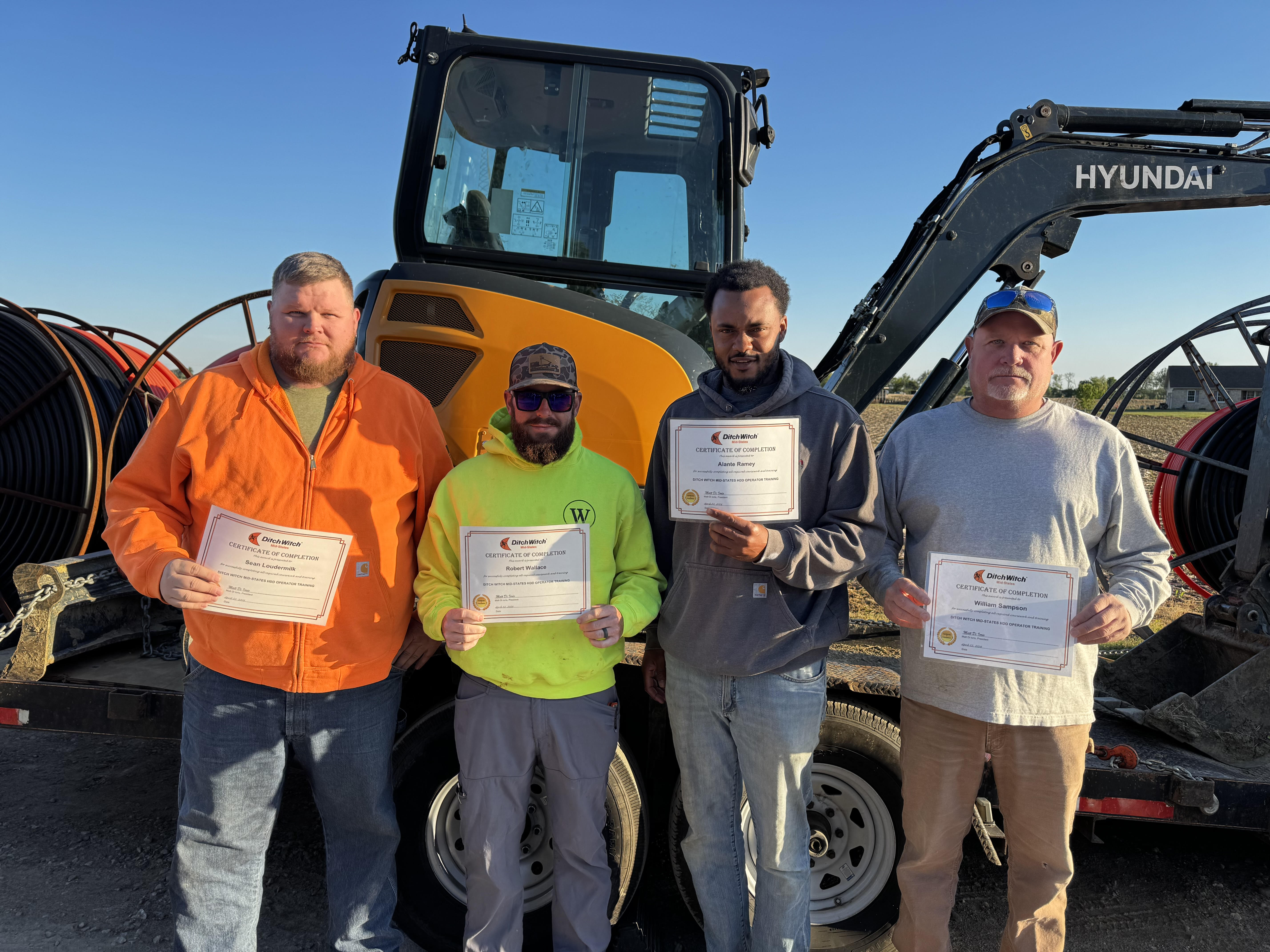 Clearcreek Enterprises attends Ditch Witch HDD Operator Training