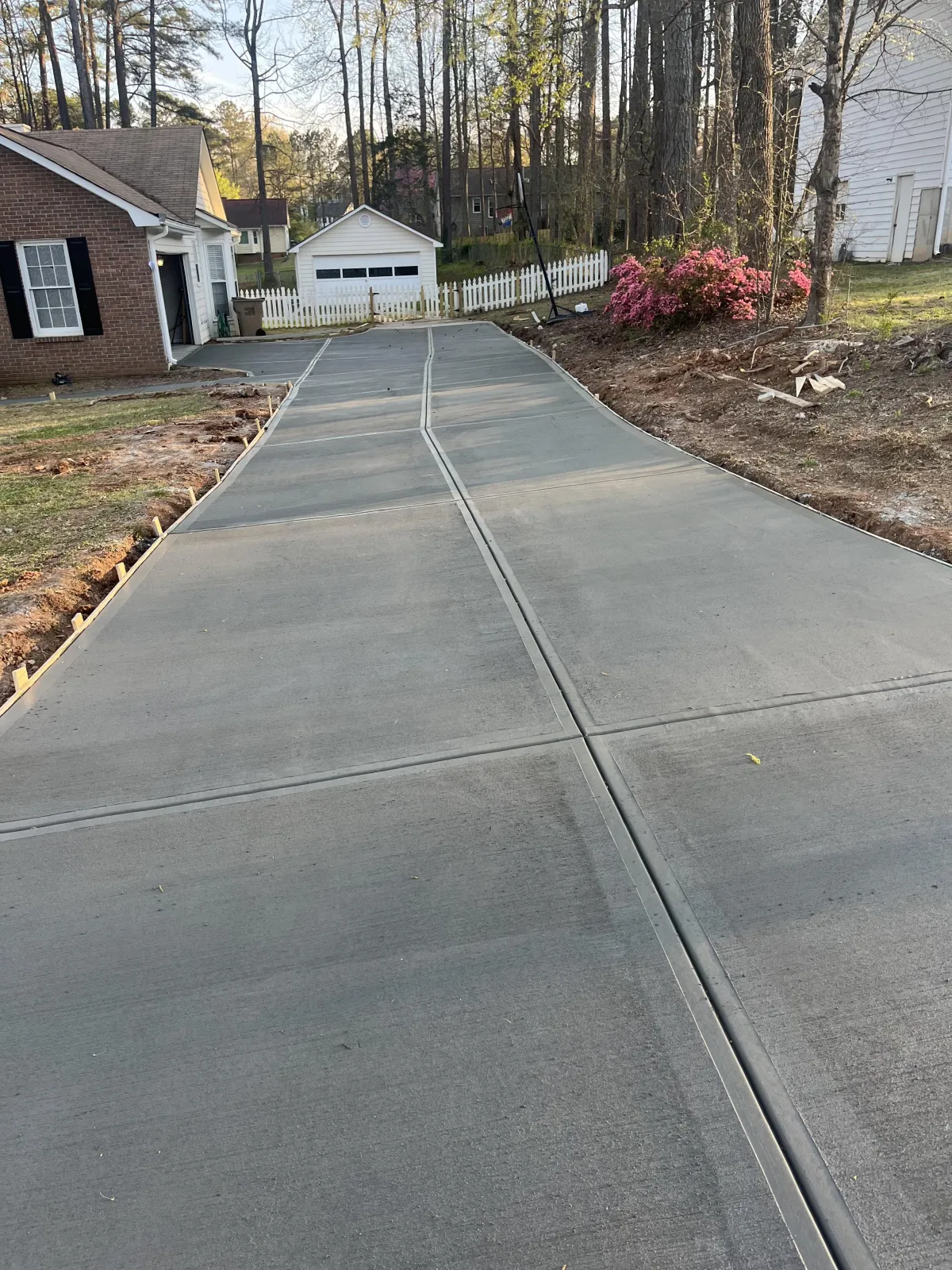 concrete driveway