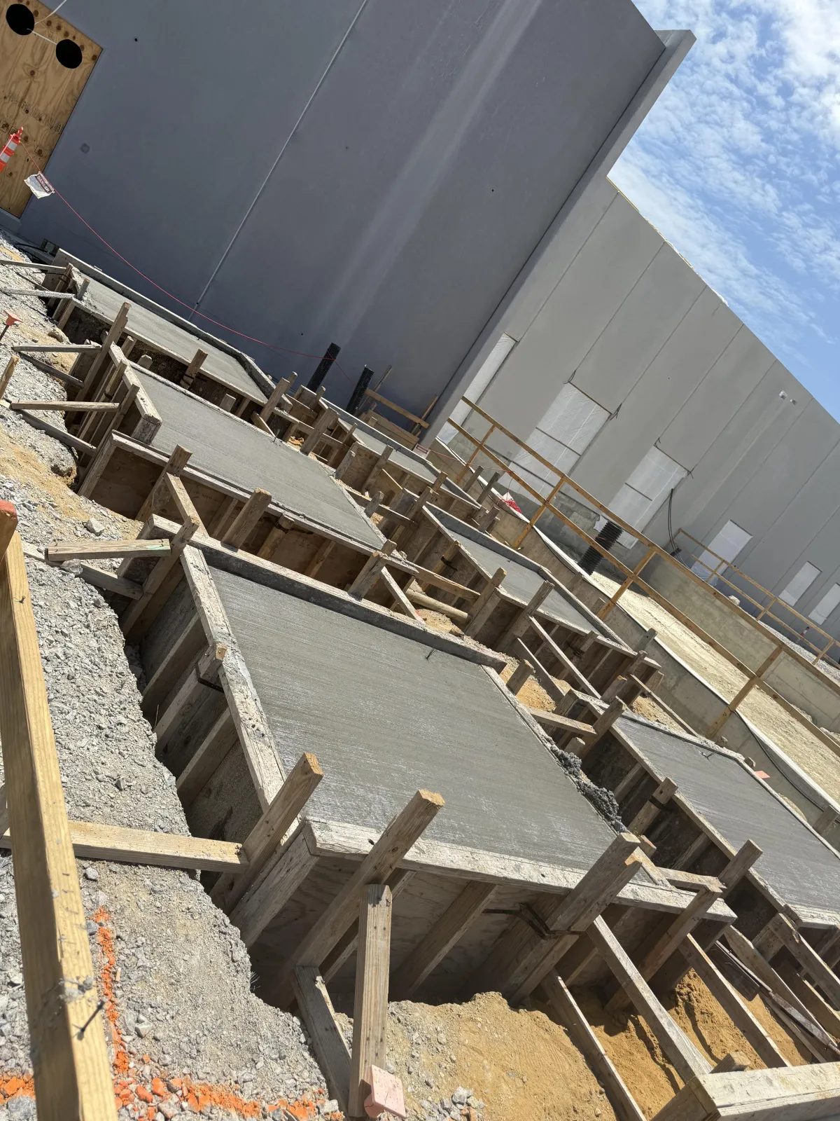 Concrete footings