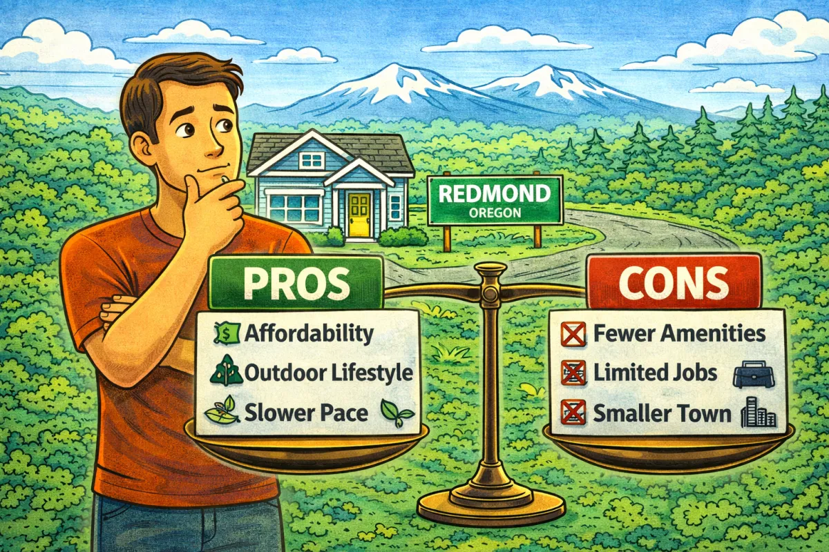 🏡⚖️ Pros and Cons of Living in Redmond, Oregon