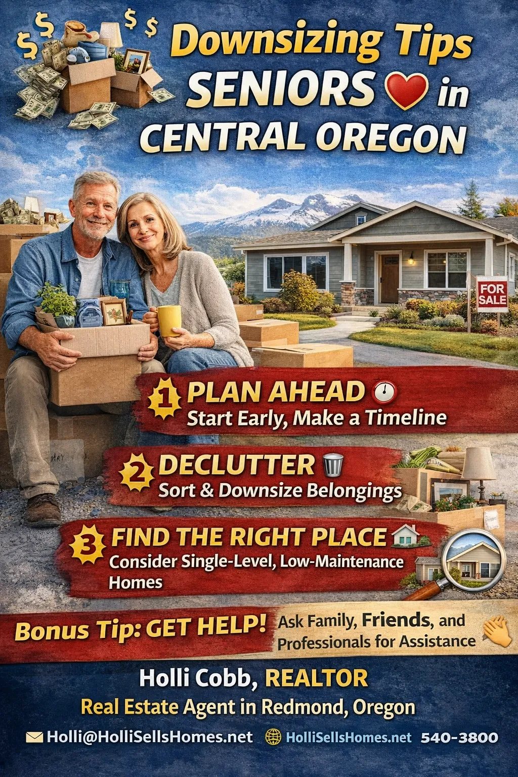 planning downsizing move in Central Oregon