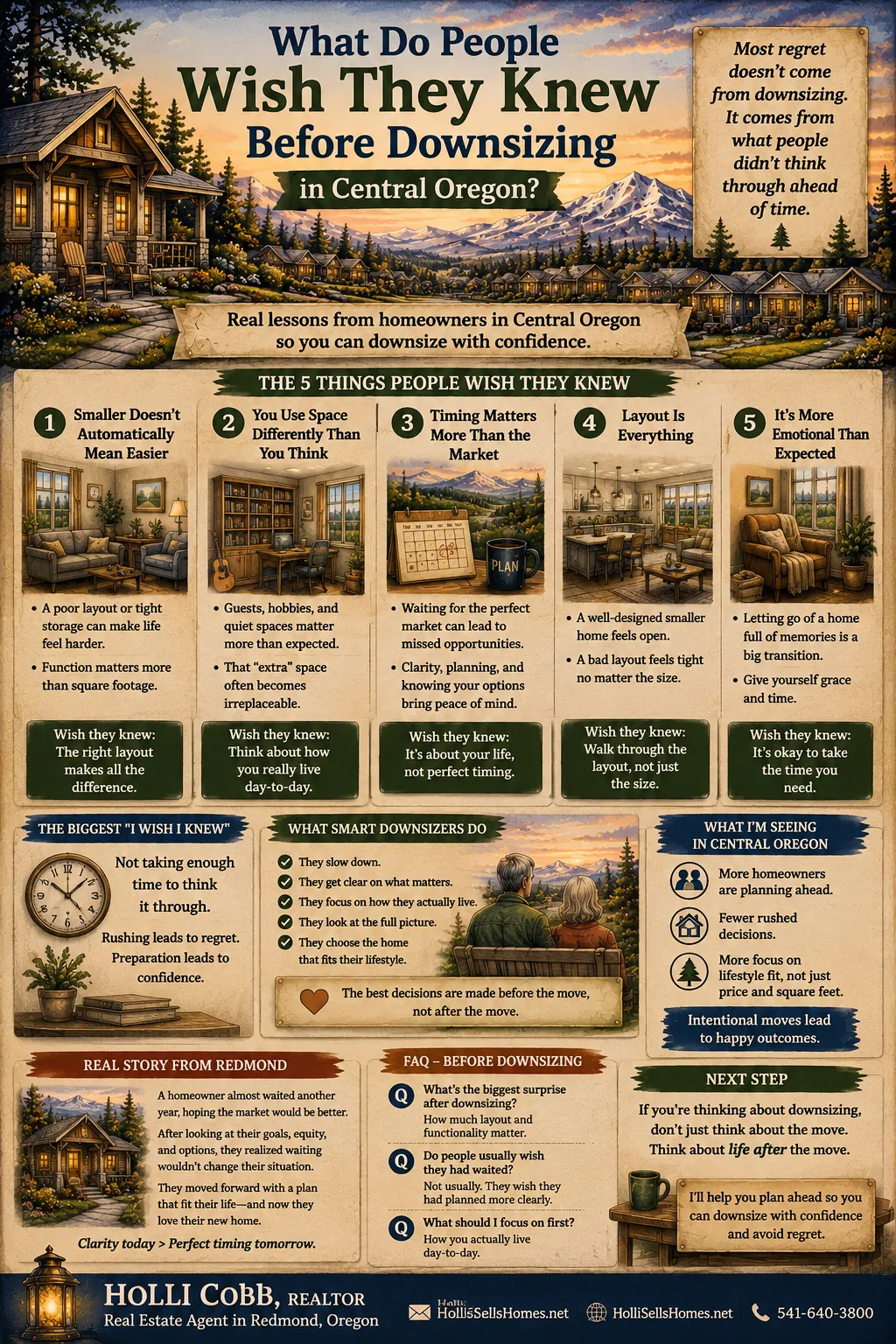 🏡 What Do People Wish They Knew Before Downsizing in Central Oregon?