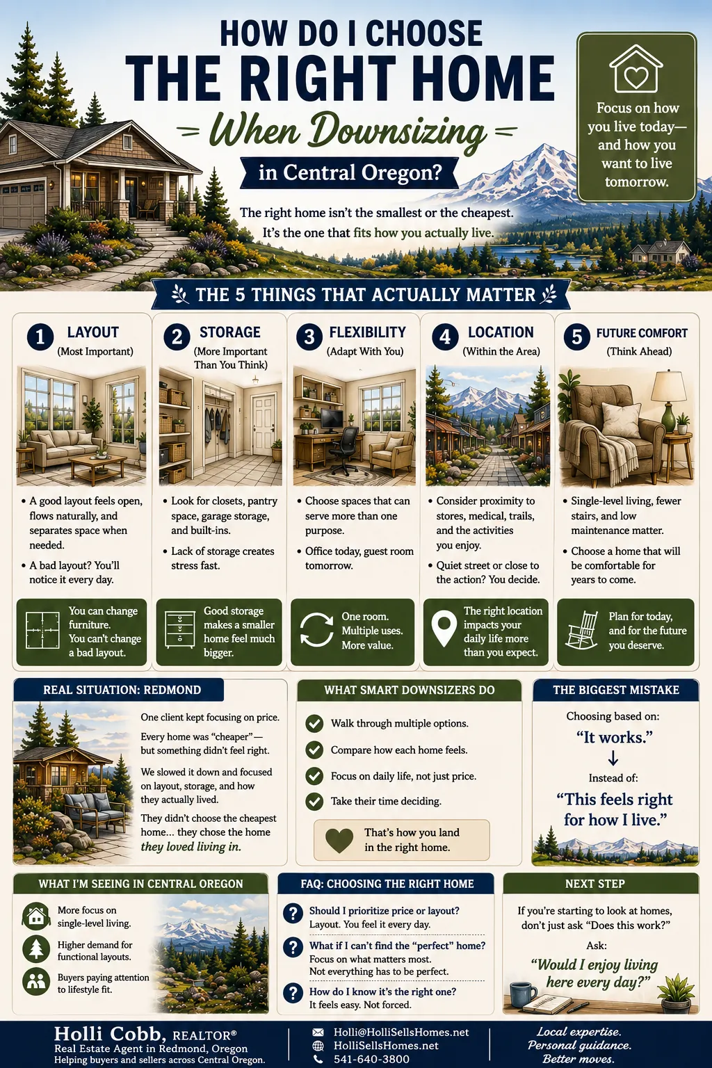 🏡 How Do I Choose the Right Home When Downsizing in Central Oregon?