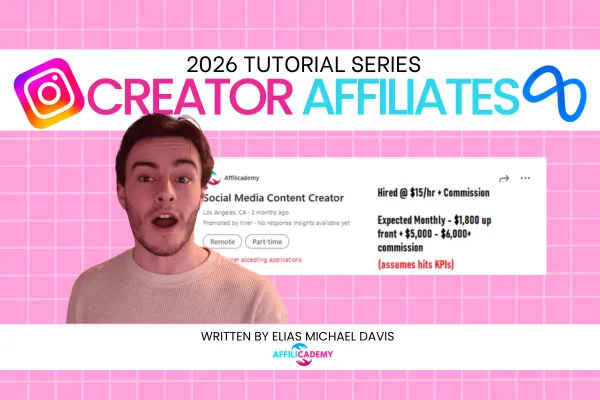 Affilicademy affiliate marketing through creators