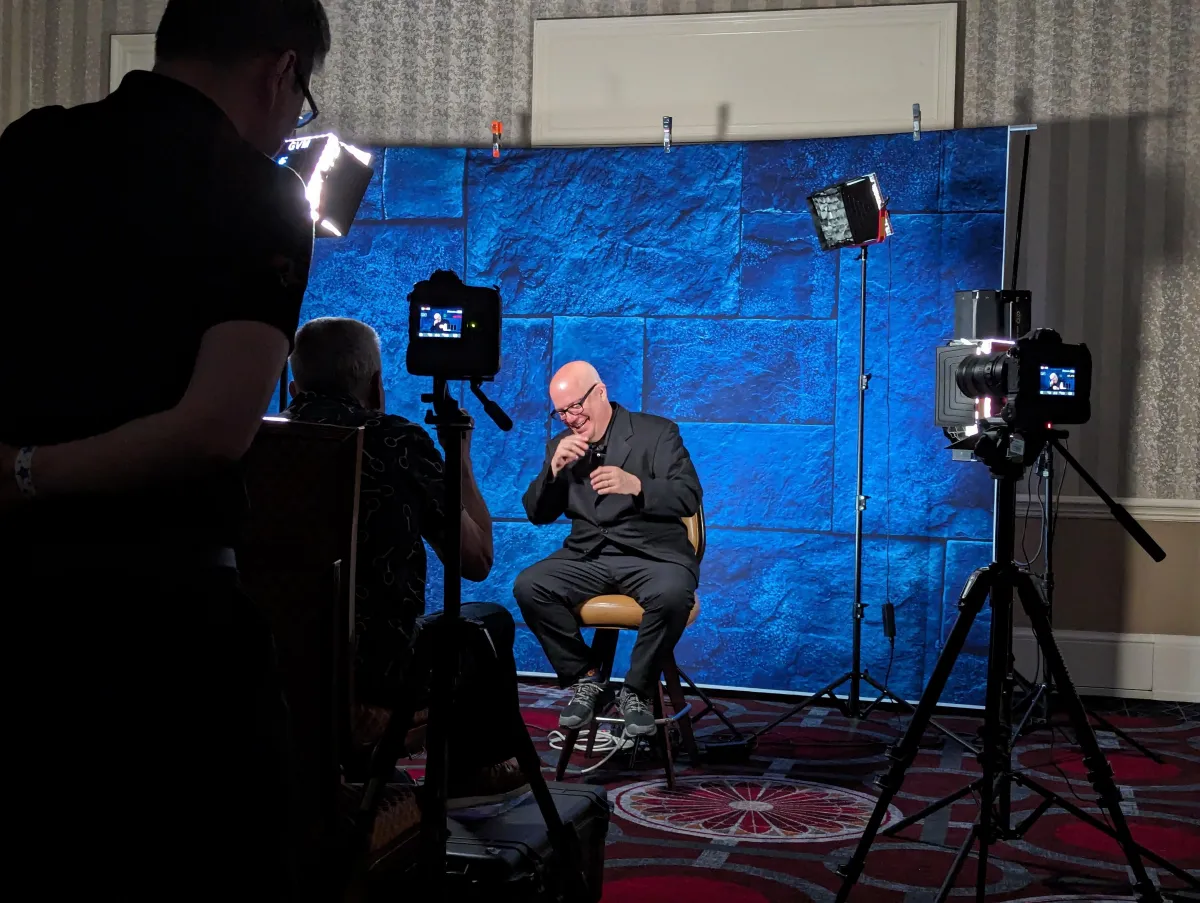 behind the scenes of batch video shoot