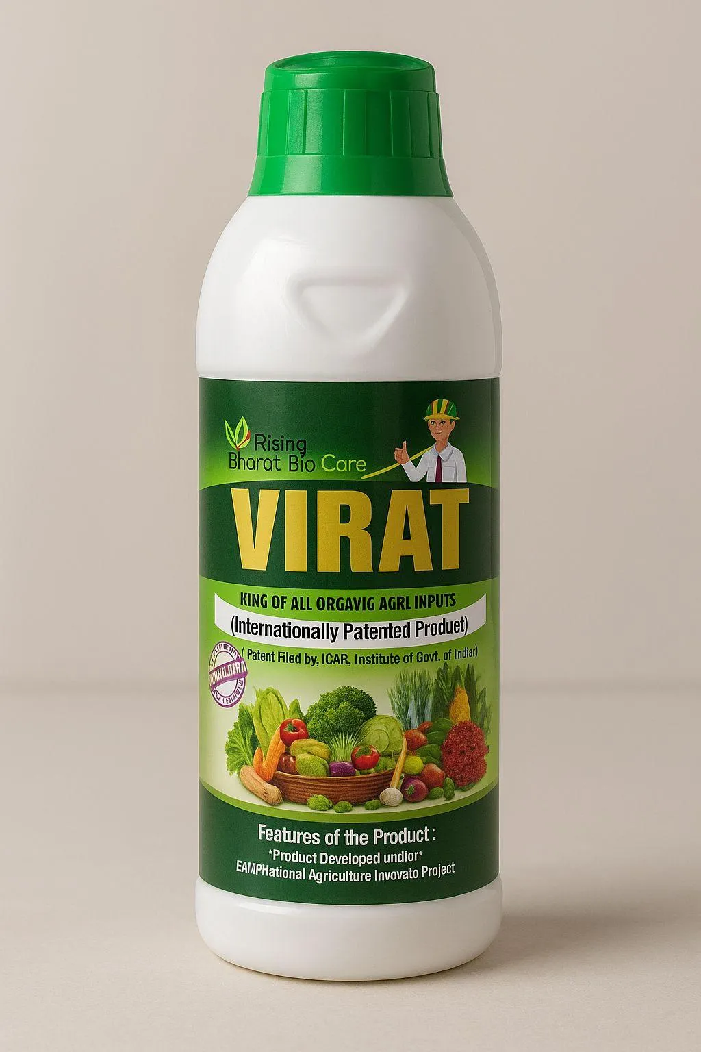 Virat Organic Growth Booster Bottle