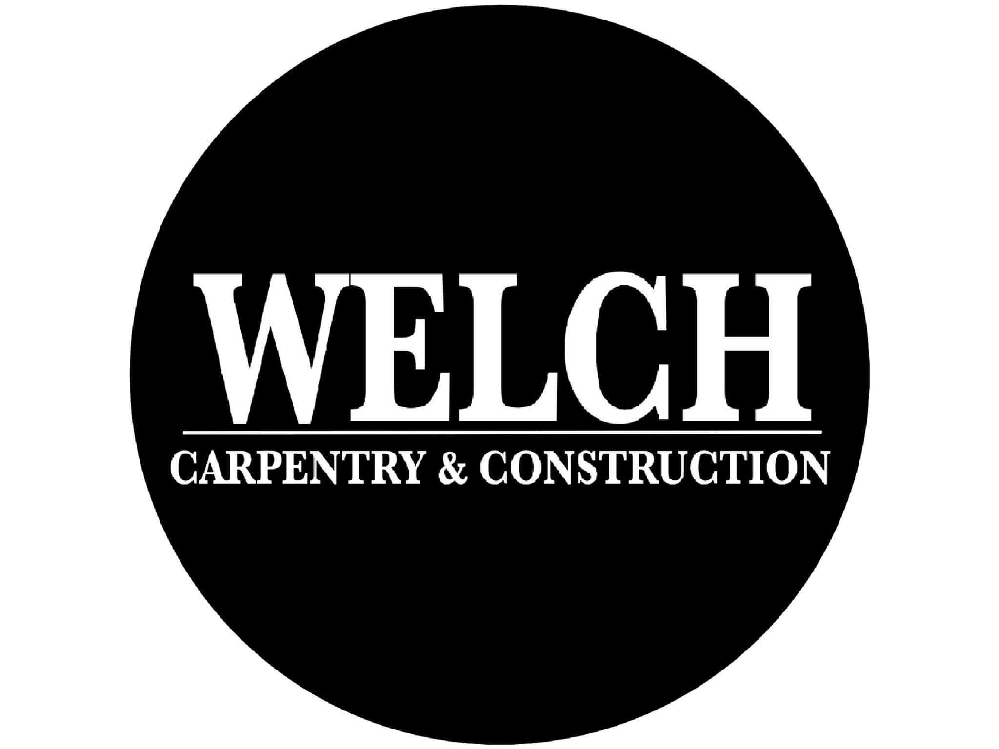 Welch Carpentry & Construction logo, Licensed Building Practitioner providing building, renovations, decks, fencing and outdoor living services in New Plymouth and throughout Taranaki
