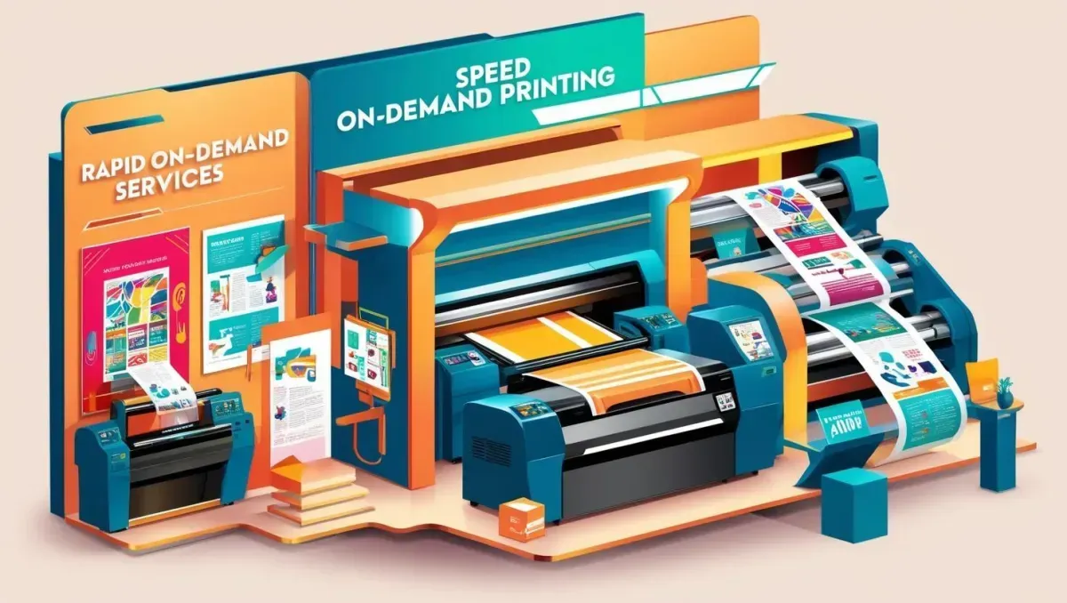 printed sticky notes glued on board