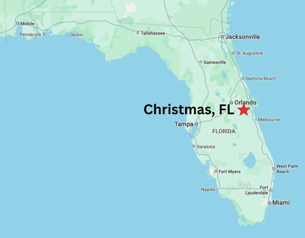 Christmas, Florid Map