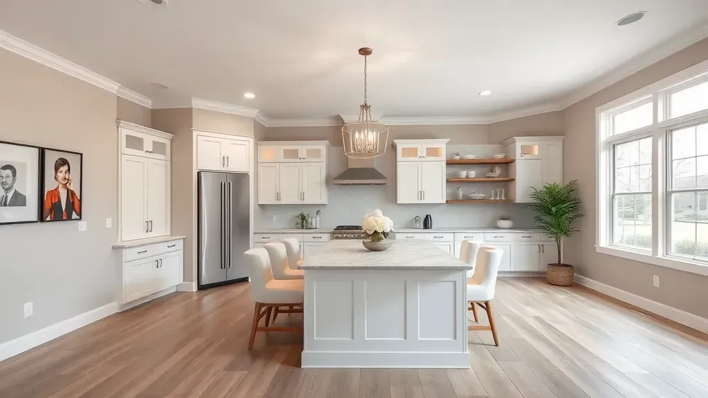 Home Remodeling in Upper Arlington, OH with modern designs and renovations displayed in a stylish interior.