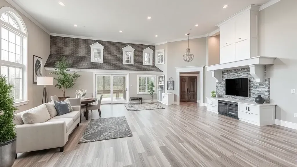 Home Remodeling in Hilliard, OH with modern designs and quality finishes showcased in a renovated kitchen.