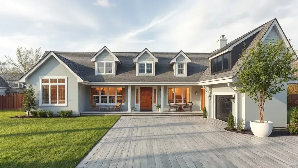 Home Remodeling in Lewis Center, OH showcasing modern kitchen and living area transformations.