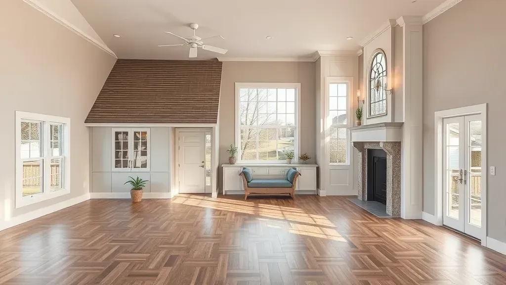 Home Remodeling in Plain City, OH showcasing modern kitchen and living space designs.