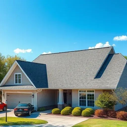 Recently installed asphalt shingle roof on a suburban home in Columbus Ohio with detailed craftsmanship and pristine finish