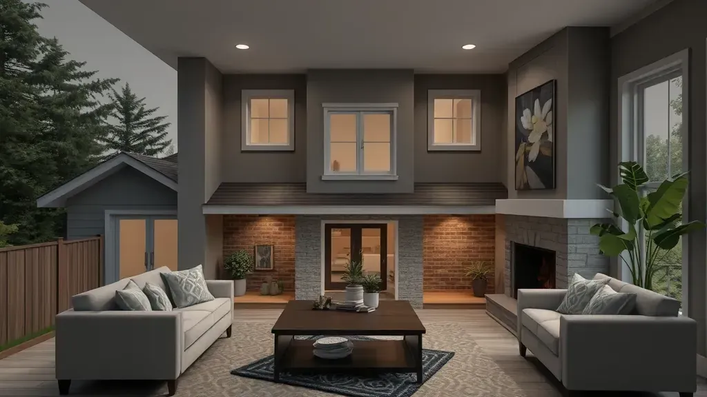 Referral document for home remodeling services in a residential setting in Columbus, Ohio, with no people or text.