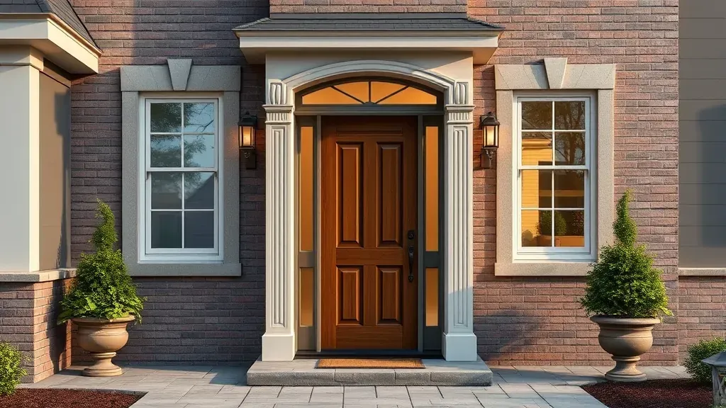 Doors installation project showcasing modern designs in Columbus, OH environment.