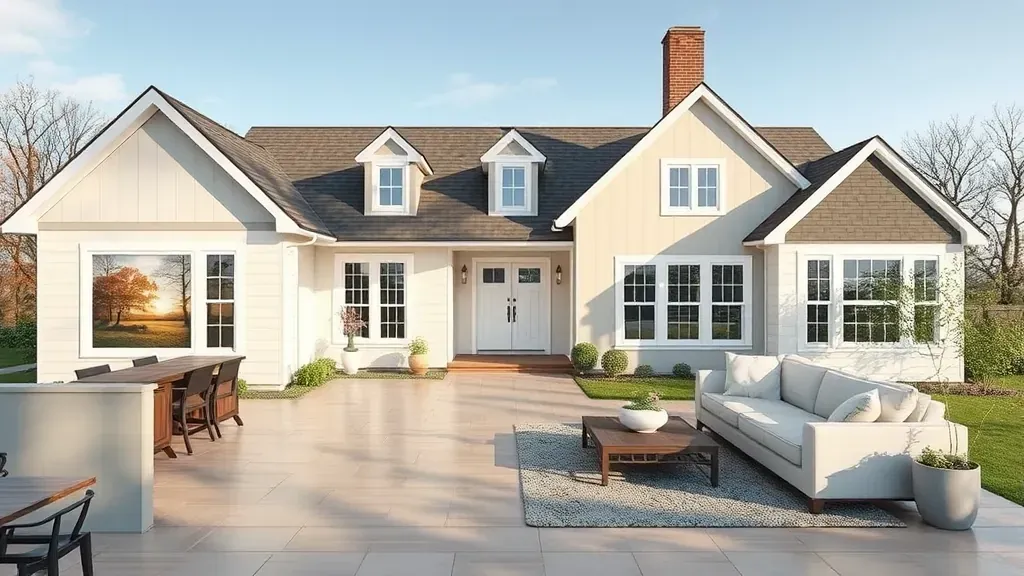 Home Remodeling in Worthington, OH with modern design elements and a spacious layout.