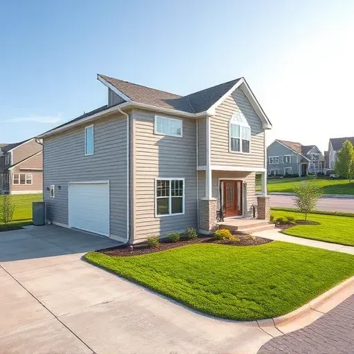 Newly installed seamless vinyl or fiber cement siding on a modern Columbus Ohio home highlighting texture and craftsmanship