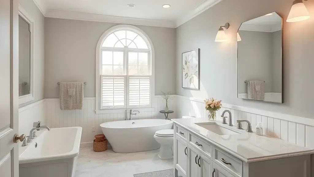 Bathroom Remodeling projects in Columbus OH showcasing modern designs and elegant fixtures