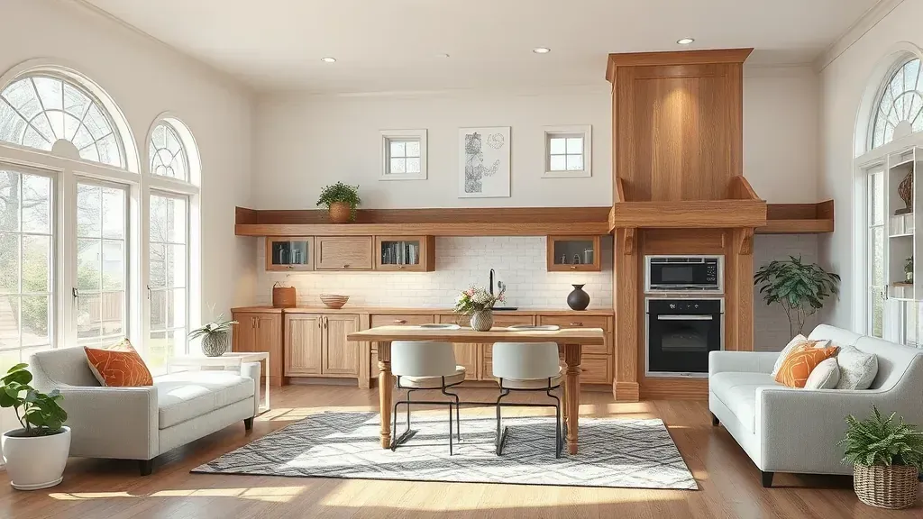 Home Remodeling in Grandview Heights, OH showcasing before and after transformation of a living space.