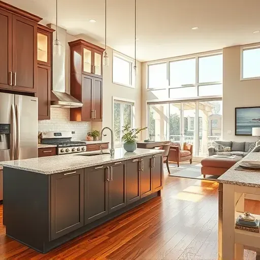 Beautifully remodeled kitchen in Lithopolis, OH with modern cabinetry, stainless steel appliances, and elegant finishes.