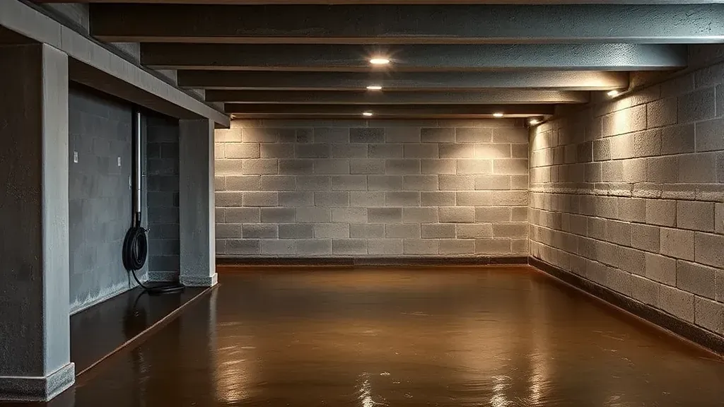 Basement Waterproofing projects in Columbus, OH showcasing before and after transformation results.