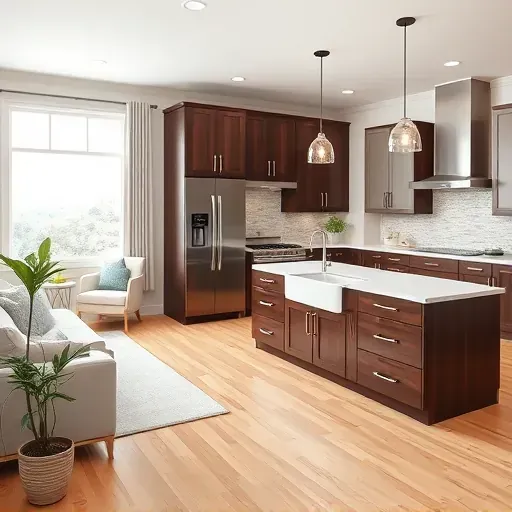 Stunning kitchen remodel in Upper Arlington featuring modern cabinetry, quartz countertops, and inviting natural light.