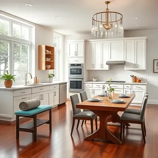 Beautifully renovated kitchen in Columbus, showcasing modern cabinetry, sleek countertops, and natural light.