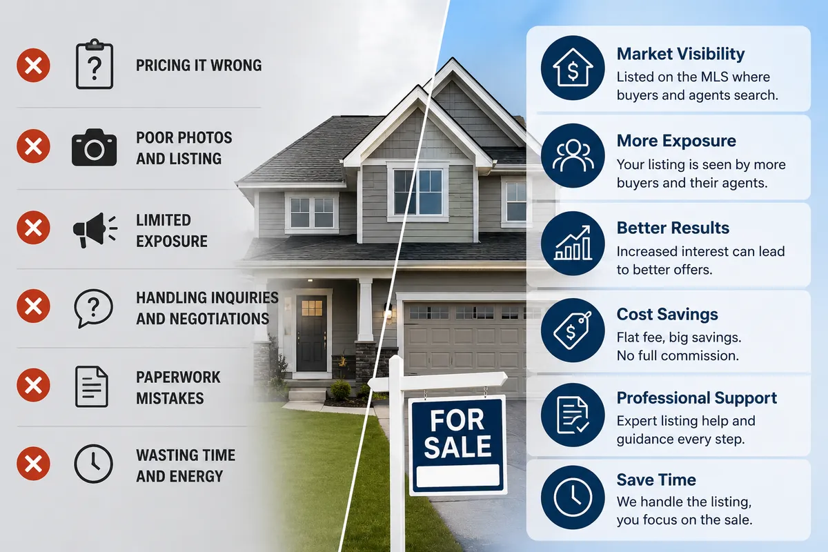 Common FSBO Mistakes and How Flat Fee MLS Avoids Them - Copy