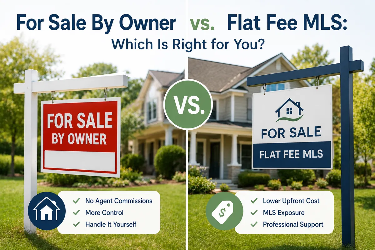 For Sale By Owner vs. Flat Fee MLS: Which Is Right for You?