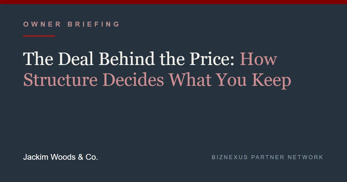 The Deal Behind the Price: How Structure Decides What You Actually Keep