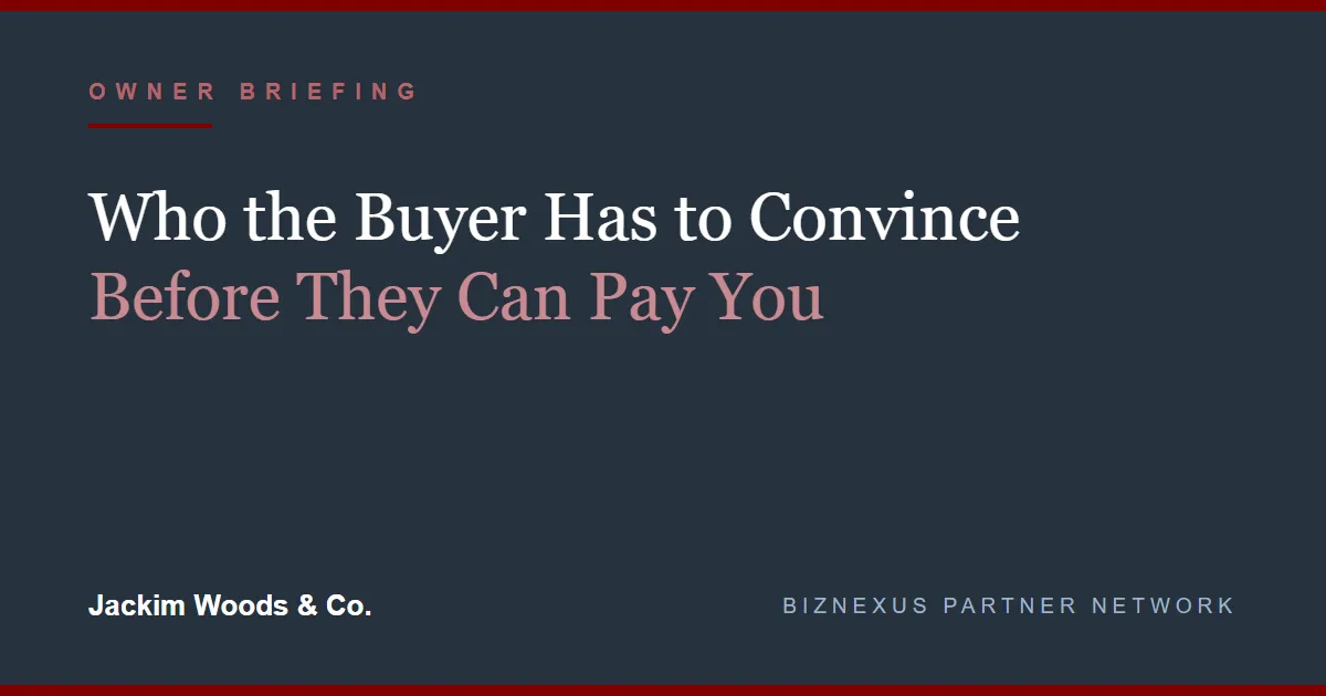 Who the Buyer Has to Convince Before They Can Pay You
