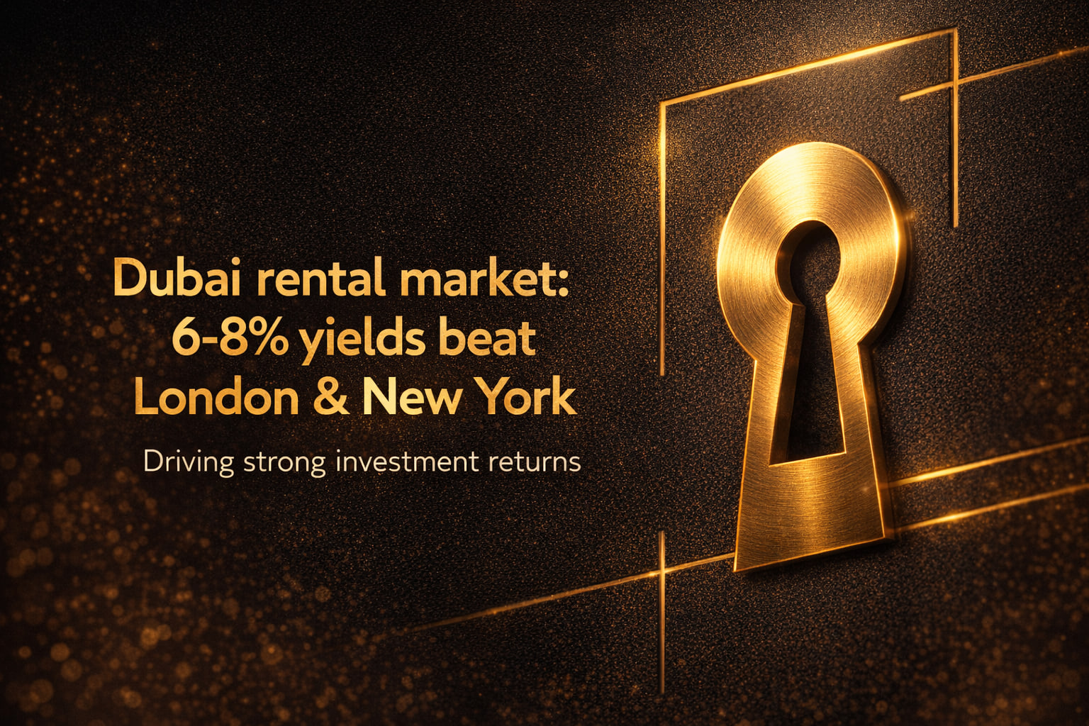 Dubai rental market: 6-8% yields beat London & New York
