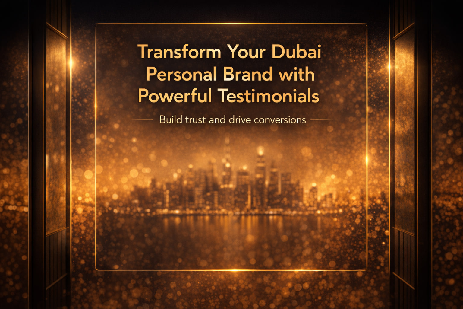 Transform Your Dubai Personal Brand with Powerful Testimonials
