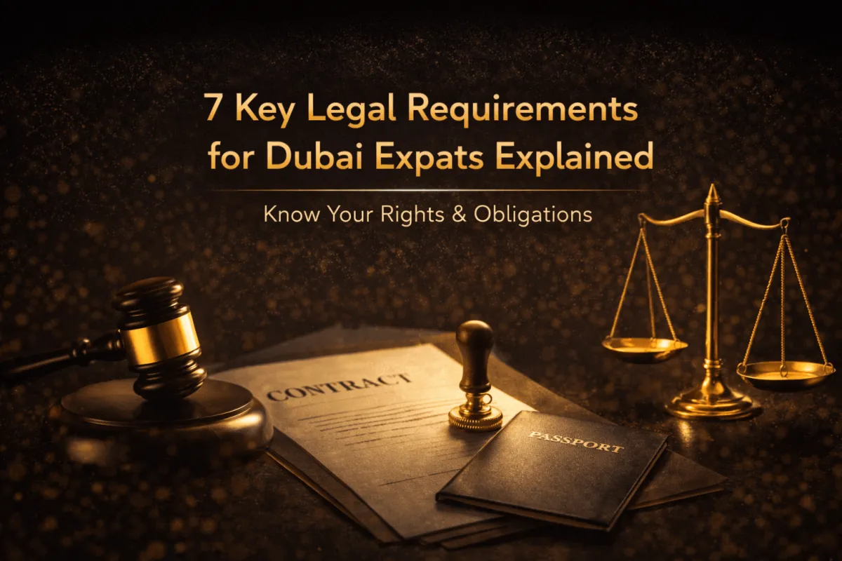 7 Key Legal Requirements for Dubai Expats Explained Blog Cover