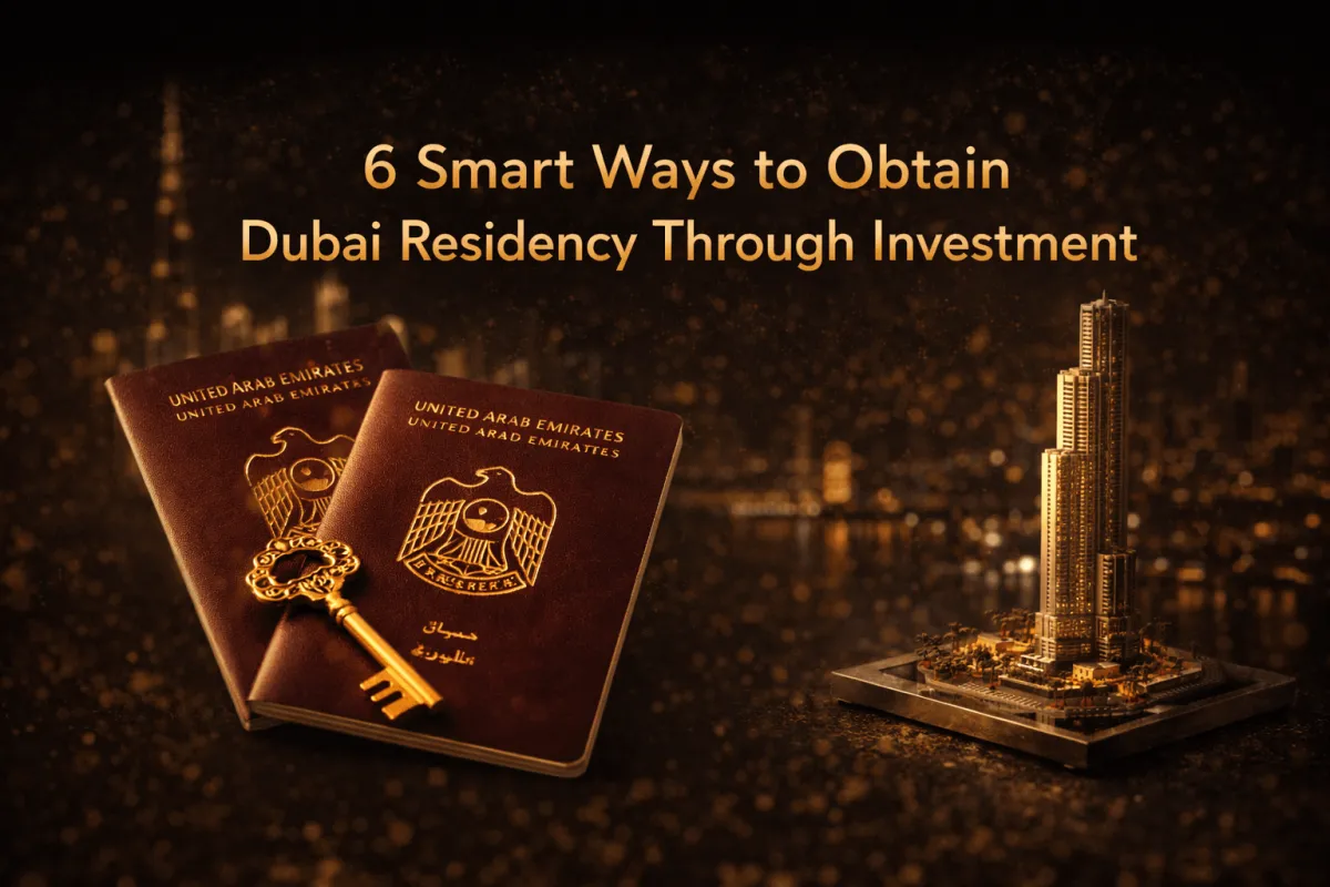 6 Smart Ways to Obtain Dubai Residency Through Investment Blog Cover