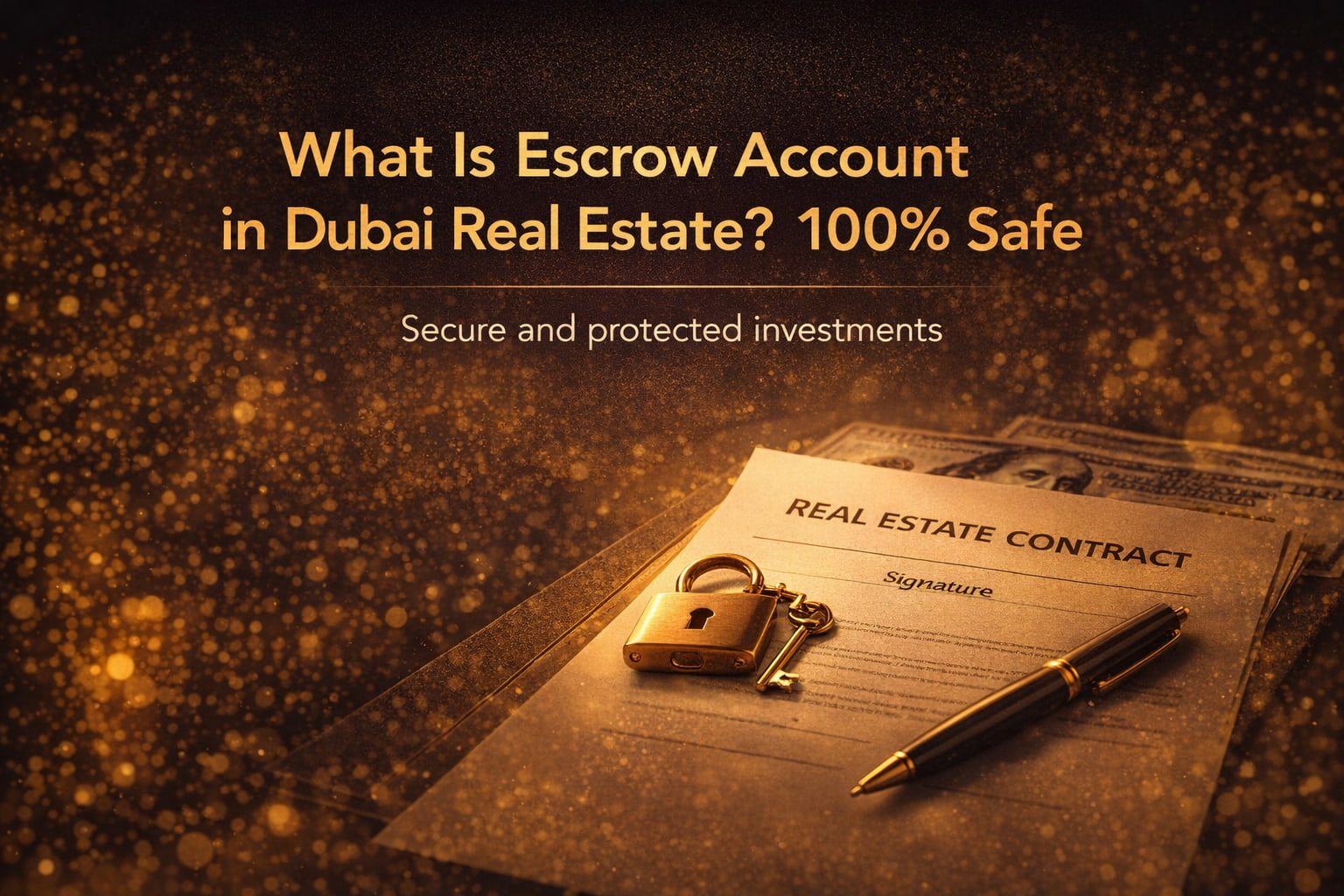 What Is Escrow Account in Dubai Real Estate? 100% Safe