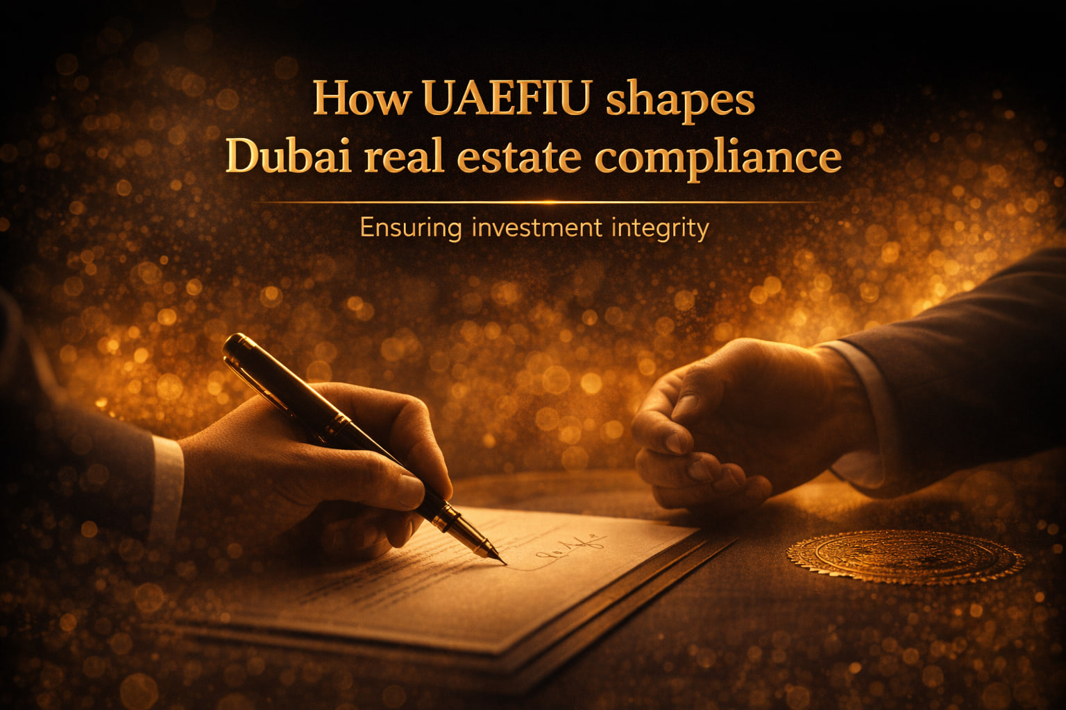 How UAEFIU shapes Dubai real estate compliance