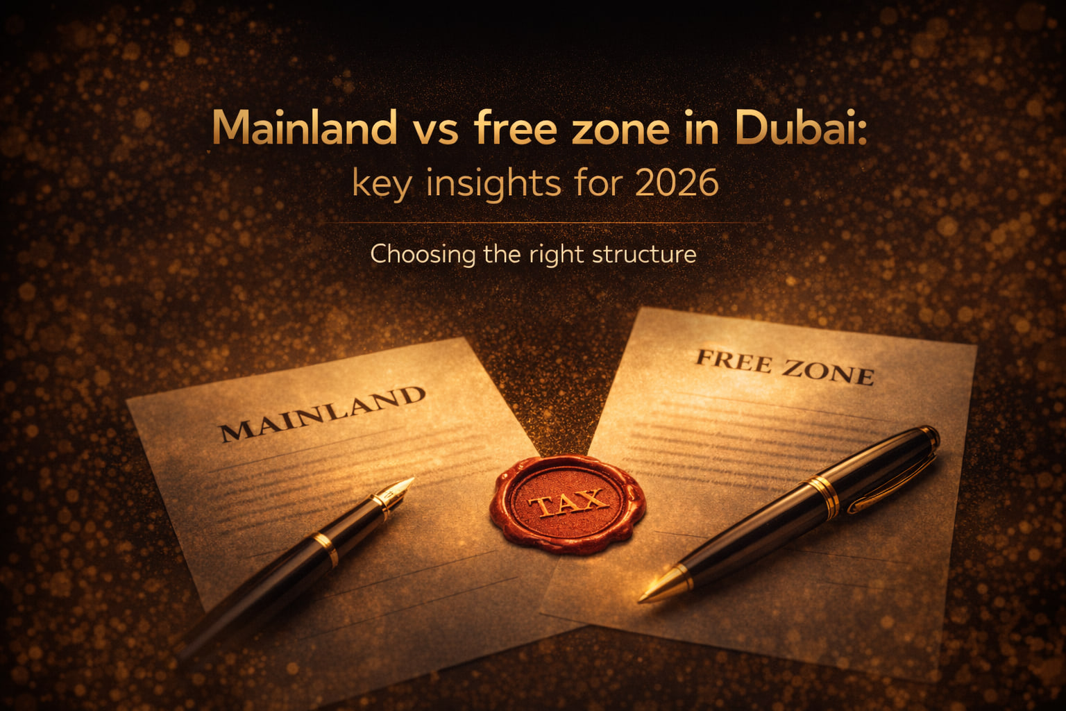 Mainland vs free zone in Dubai: key insights for 2026
