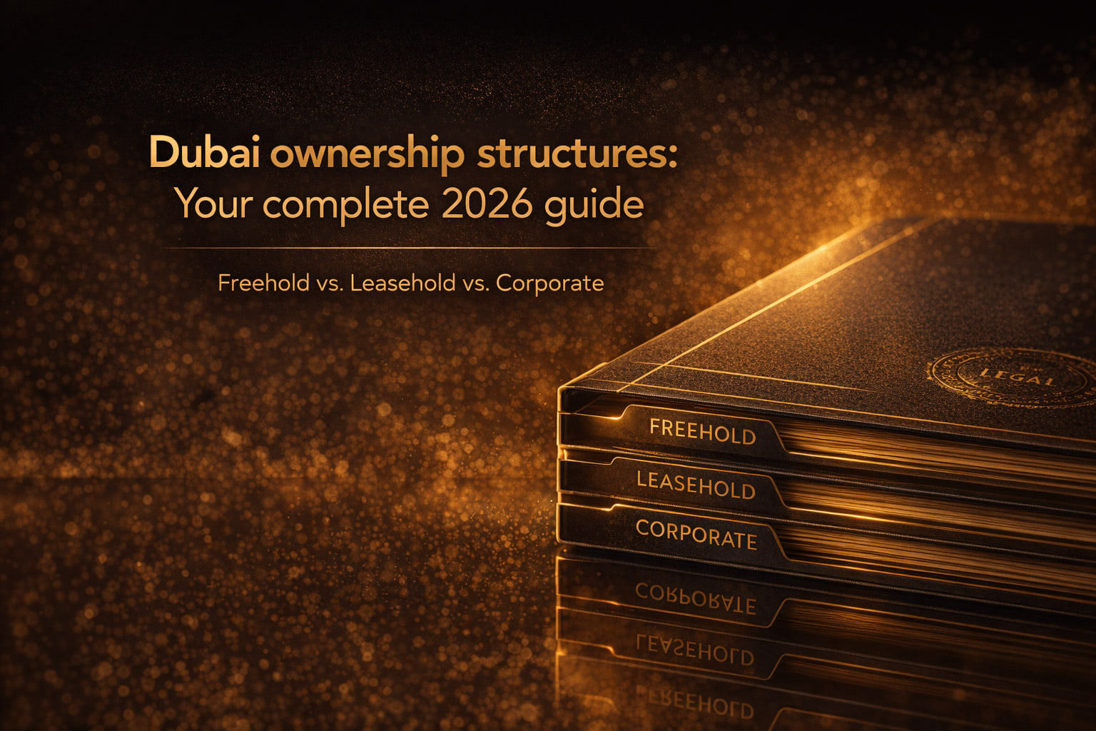 Dubai ownership structures: Your complete 2026 guide