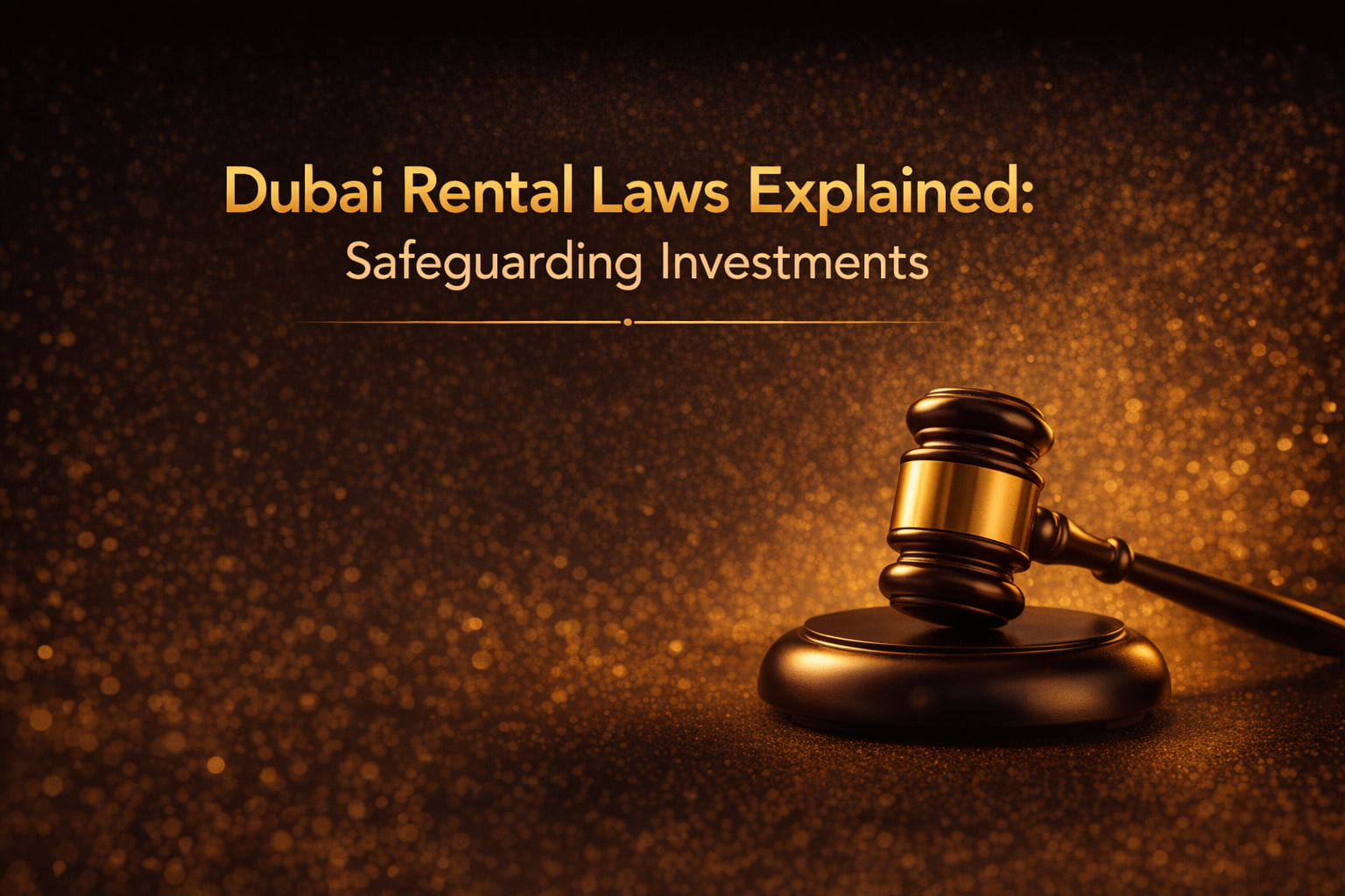 Dubai Rental Laws Explained: Safeguarding Investments