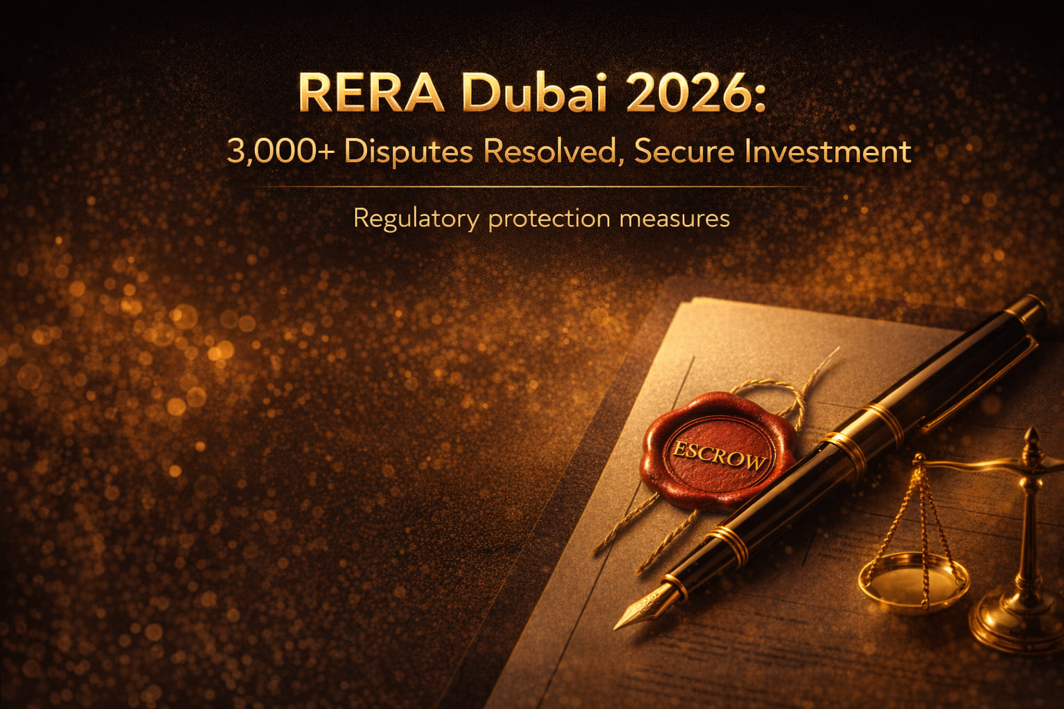 RERA Dubai 2026: 3,000+ Disputes Resolved, Secure Investment