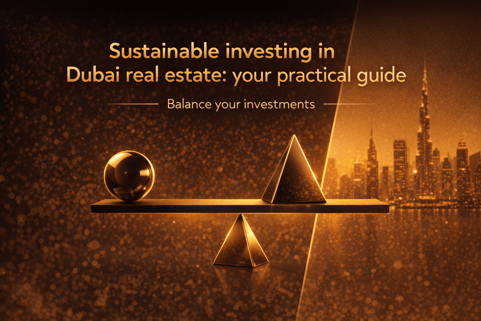 Sustainable investing in Dubai real estate: your practical guide