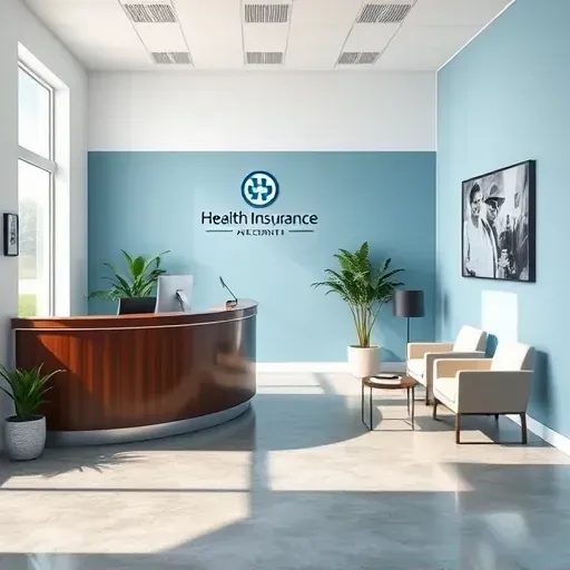 Completed Health Insurance office in Lake Worth Beach FL with modern decor, calming colors, and inviting atmosphere.